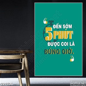 Tranh động lực luôn đúng giờ