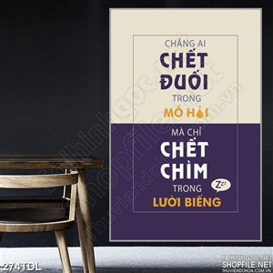 Tranh động lực chiến thắng mệt mỏi