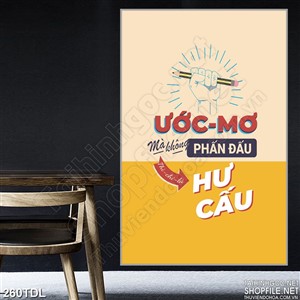 Tranh động lực ước mơ thành hiện thực