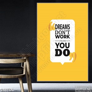 Tranh động lực thực hiện ước mơ