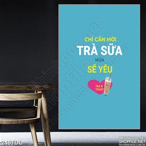 Tranh động lực trong tình yêu in uv