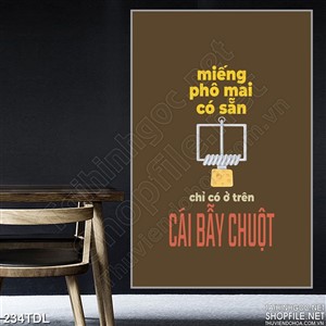 Tranh động lực sáng tạo in treo tường