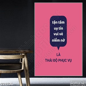 Tranh động lực phục vụ khách hàng