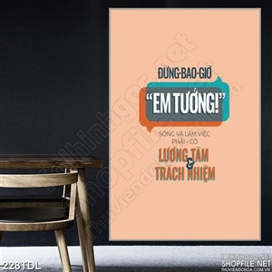 Tranh động lực có tâm với công việc in 3d