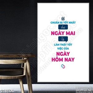 Tranh động lực chuẩn bị ngày mai in 3d
