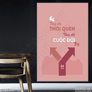 Tranh động lực thói quen cuộc đời