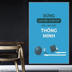 Tranh động lực làm việc thông minh