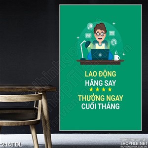 Tranh động lực hăng say thưởng ngay