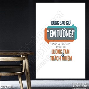 Tranh động lực sống và làm việc