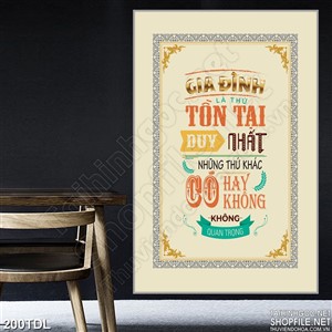 Tranh động lực gia đình duy nhất in 3d