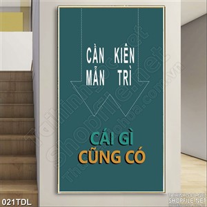 Tranh động lực kiên trì in uv