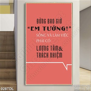 Tranh động lực đừng bao giờ