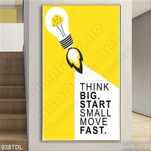 Tranh động lực treo tường in 3d