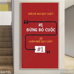 Tranh động lực đừng bỏ cuộc