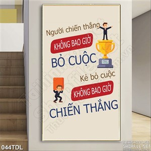 Tranh động lực chiến thắng in uv