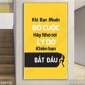 Tranh động lực bắt đầu in uv