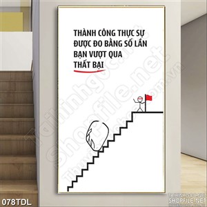 Tranh động lực vượt qua thất bại