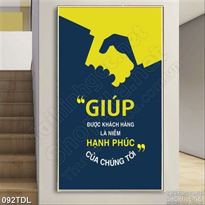 Tranh động lực niềm hạnh phúc