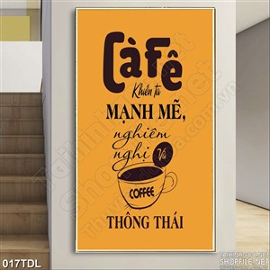 Tranh động lực coffee