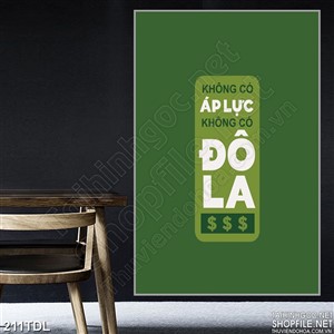 Tranh động lực ấn tượng in treo tường