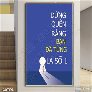 Tranh động lực bạn đã từng