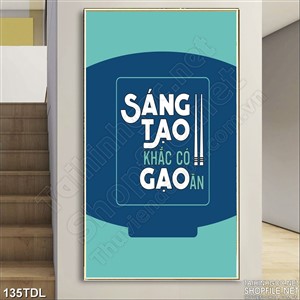 Tranh treo tường động lực sáng tạo