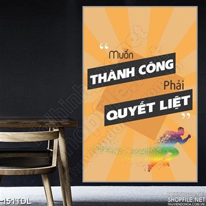 Tranh động lực muốn thành công