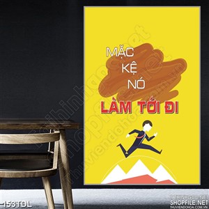 Tranh động lực làm tới đi