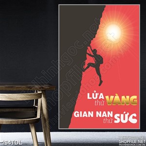 Tranh động lực vượt qua gian nan