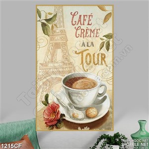 Tranh bức tường vẽ tháp effen 3d