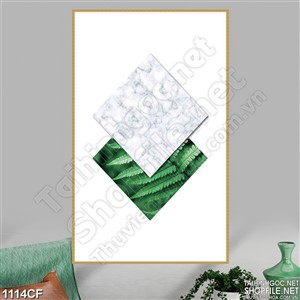 Tranh ô gạch men nhiều màu sắc ốp tường quán cà phê