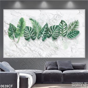 Tranh bức tường quán cà phê vẽ đàn cò hồng trên sông