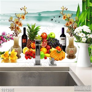 Tranh psd bếp tiệc rượu vang trên bãi biển