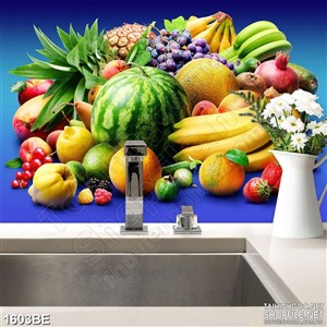 Tranh rau củ quả tươi treo tường nhà bếp