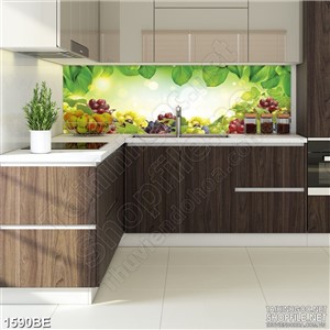 Tranh psd bếp vườn nho tươi