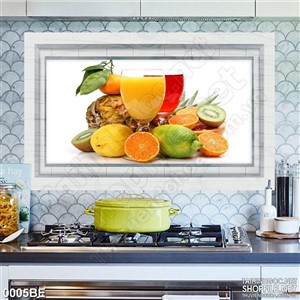 Tranh bếp nước ép trái cây
