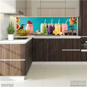 Tranh psd bếp sinh tố trái cây
