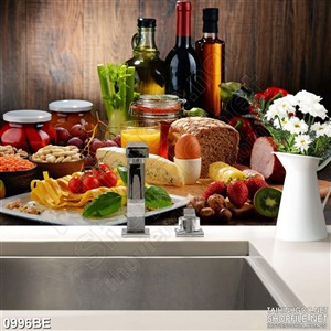 Tranh gia vị trong ẩm thực treo bếp