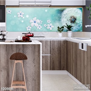 Tranh psd bếp hoa bồ công anh