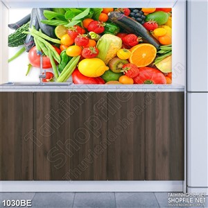 Tranh rau củ quả thập cẩm treo bếp