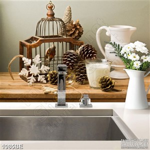 Tranh in uv lồng chim trên bàn treo bếp