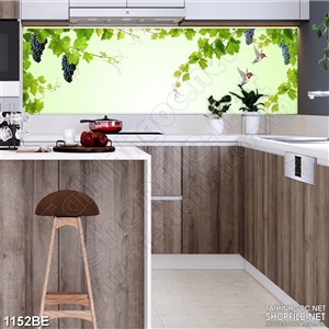 Tranh treo bếp nhưng cành cây dây leo