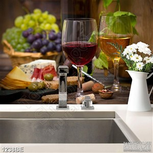 Tranh khu chế biến rượu trong bếp