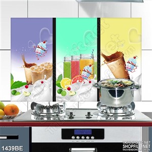 Tranh psd bếp dòng sữa tươi