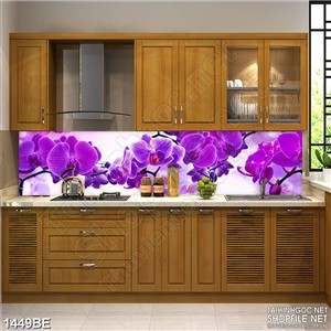 Tranh psd bếp phong lan tím