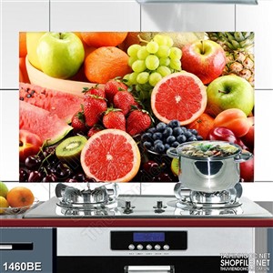 Tranh khu bếp nhiều trái cây tươi Tranh khu bếp nhiều trái cây tươi