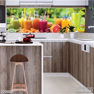 Tranh psd bếp nước trái cây ép