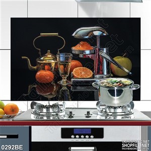 Tranh bếp máy ép nước trái cây