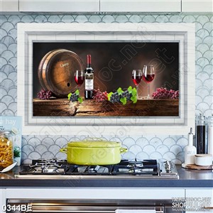 Tranh treo tường bếp nơi sản xuất rượu nho