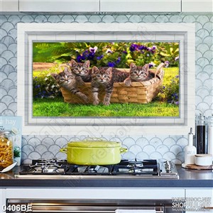 Tranh treo tường những chú mèo dễ thương